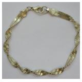 Flat Rope Twist Bracelet