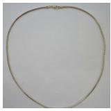 Sterling Silver Omega-style Necklace