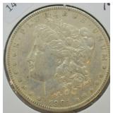 1901 O MORGAN DOLLAR  AU