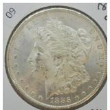 1885 O MORGAN DOLLAR CHOICE BU