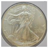 1996 SILVER EAGLE  GEM  KEY