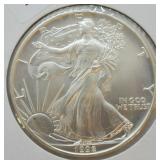 1992 SILVER EAGLE GEM