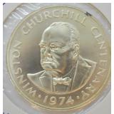 TURKS & CAICOS 1.8 OZ SILVER 20 CROWNS