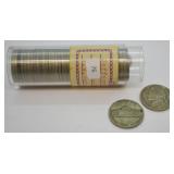 ROLL OF SILVER WARTIME NICKELS