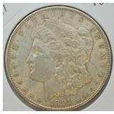 1891 MORGAN DOLLAR  AU