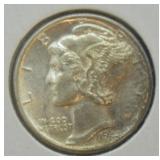 1944 MERCURY HEAD DIME  GEM