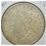 1921 D MORGAN DOLLAR  AU