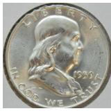 1959 FRANKLIN HALF GEM FBL