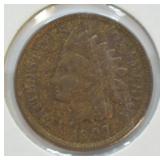 1907 INDIAN HEAD CENT  XF