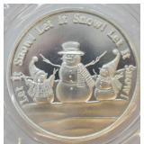 1 OZ .999 SILVER ROUND