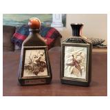 Jim Beam Decanters (2) - Pheasant and Cottontail