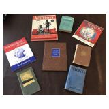 Assorted Vintage Books and Calendar