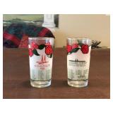 Pair of 1986 Kentucky Derby Glasses