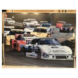 Framed Racing Print