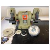 Vintage 5" Black and Decker Bench Grinder