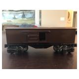 Brown All Metal Box Car