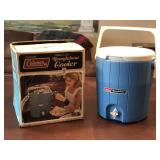 Vintage Coleman Roundabout Cooler in Original Box