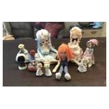 Large Assortment of Vintage  Dolls and Figurines