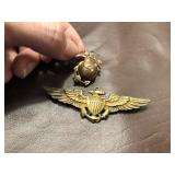 Pair of USN & USMC Pins