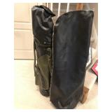 Vintage Golf Bag, Golf Clubs and Dunlop Cover