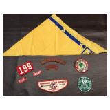 BSA Cub Scout Neckerchief and BSA Badges