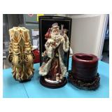 St Nicholas and Me Figure and Candles