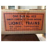 Lionel Trains Remote Control O