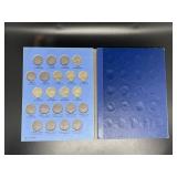 Book of Jefferson Nickels (1938-1961)  (40 coins)