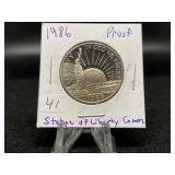 Proof Kennedy Halves:  1986 Statue of Liberty Comm