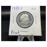 Proof Dollars:  1980-S SBA