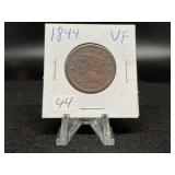Large Cents:   1844