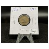 Flying Eagle Cents:  1857
