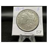 Morgan Silver Dollars:    1881-O