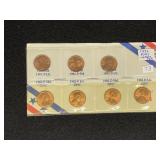 1982 (7) piece Lincoln Penny Variety Set
