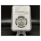 1959 Franklin Half  (NGC MS64)