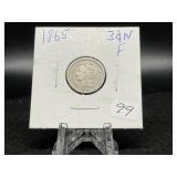 Three Cent Nickel:  1865