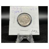 Buffalo Nickels: 1913-S Type 1