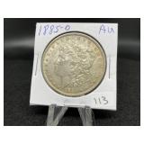 Morgan Silver Dollars:    1885-O