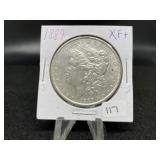 Morgan Silver Dollars:    1889