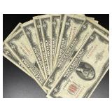 (10) Red Seal  $2 Notes