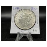 Morgan Silver Dollars:    1896