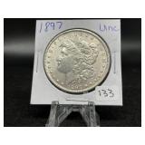 Morgan Silver Dollars:    1897