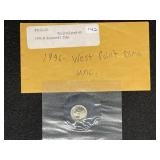Uncirculated 1996 West Point Dime