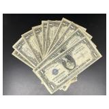 (10) 1935 $1 Silver Certificates