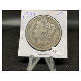 Morgan Silver Dollars:    1904