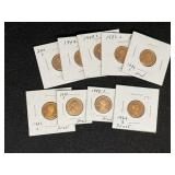 Proof Cents:  1969-S, 1972-S, 1982-S, etc.