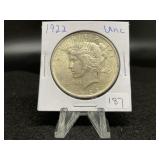Peace Silver Dollars :   1922