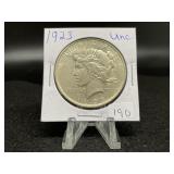 Peace Silver Dollars :   1923