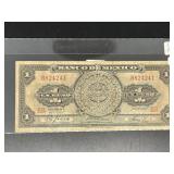 1967 Mexican One Peso Note