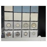 Sheet of (8) Philippines Coins (US minted .5 coins